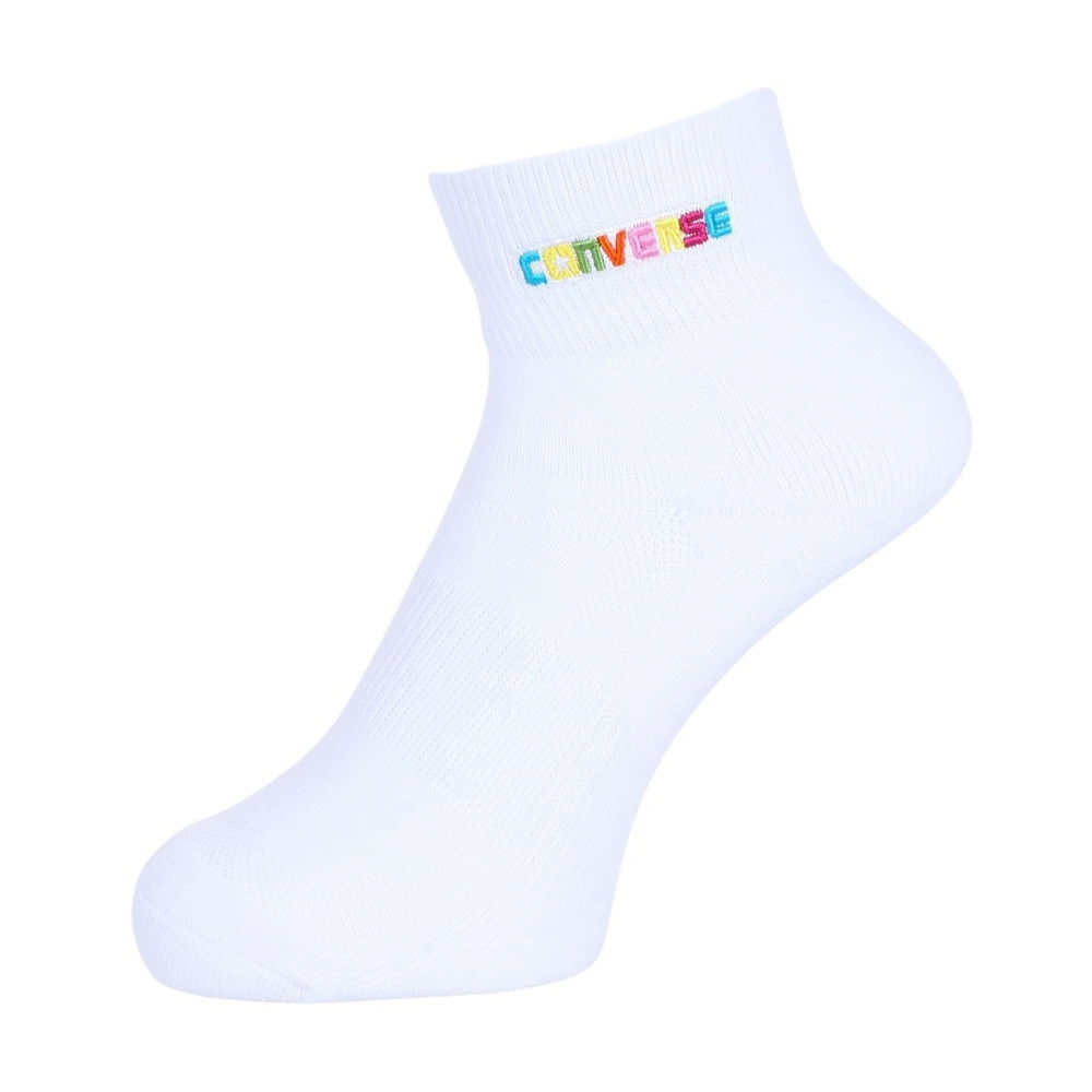 コンバース（CONVERSE）（メンズ、レディース）バスケットボール ソックス ニューアンクルソックス CB131053-1100