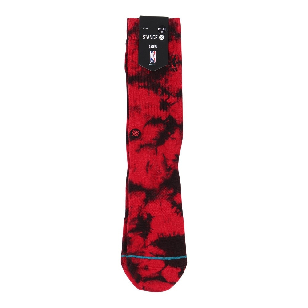 スタンス（STANCE）（メンズ）バスケットボール ソックス NBA LOGOMAN DYE A556C22NBA RED