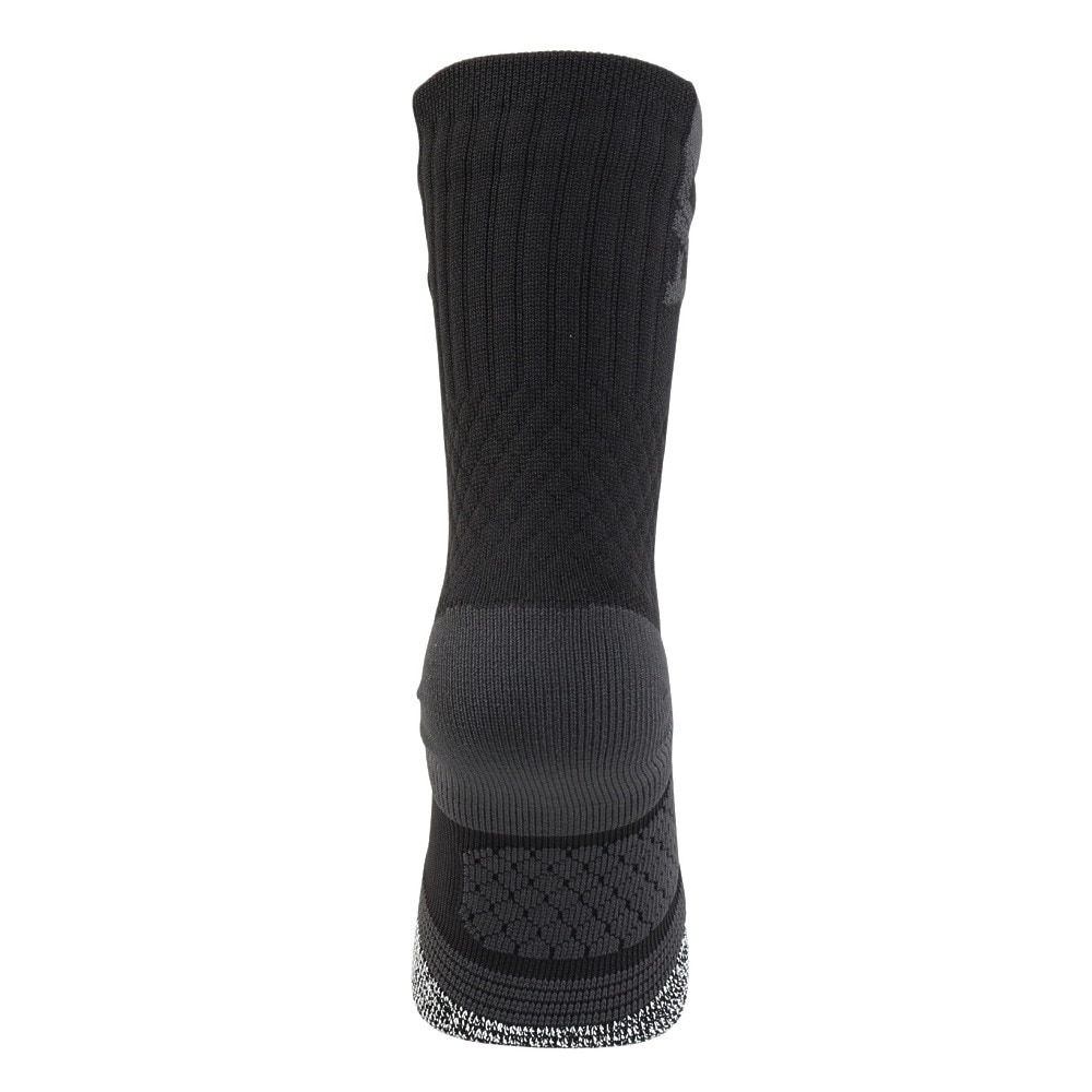 アンダーアーマー（UNDER ARMOUR）（メンズ）バスケットボール ソックス アーマードライ プレーメーカー ミッドクルーソックス 1足組 1376229 001