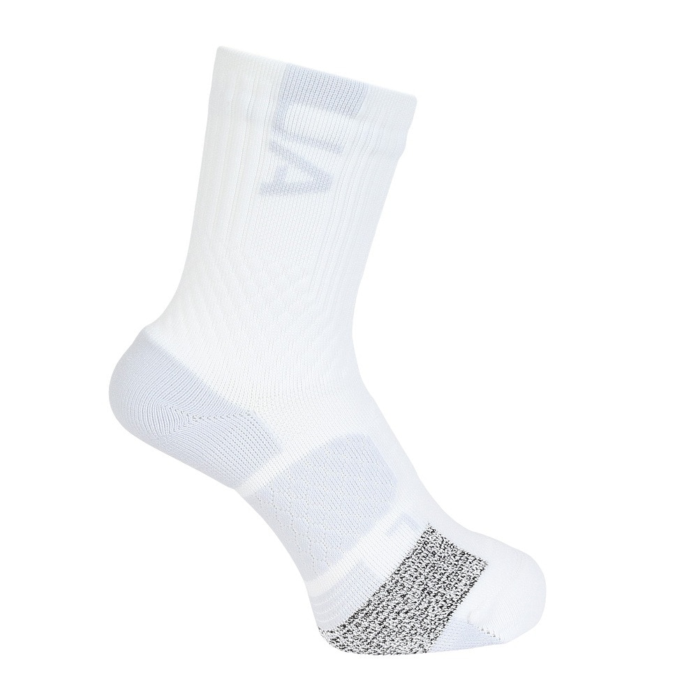 アンダーアーマー（UNDER ARMOUR）（メンズ）バスケットボール ソックス アーマードライ プレーメーカー ミッドクルー ソックス 1376229 100