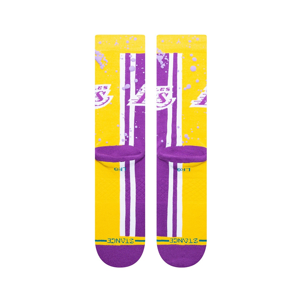 スタンス（STANCE）（メンズ）バスケットボール ソックス OVERSPRAY LAL A555C23LAL GLD