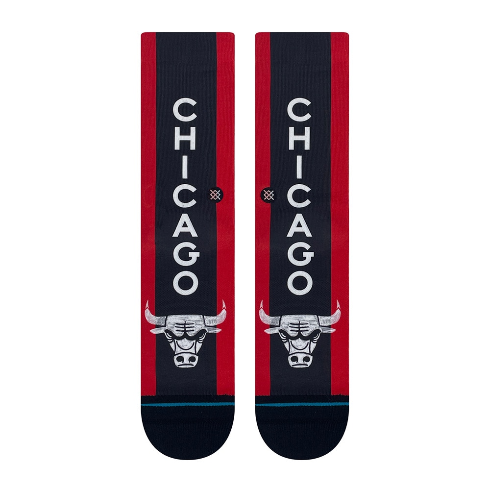 スタンス（STANCE）（メンズ）バスケットボール Chicago Bulls City Edition クルーソックス 24 A555D23CHI MUL