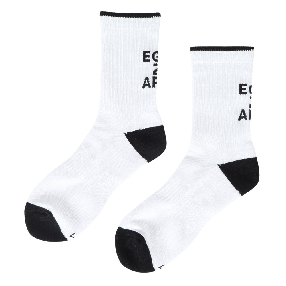 エゴザル（EGOZARU）（メンズ、レディース）バスケットボール ソックス バックロゴ センターZソックス EZAC-F2306-025