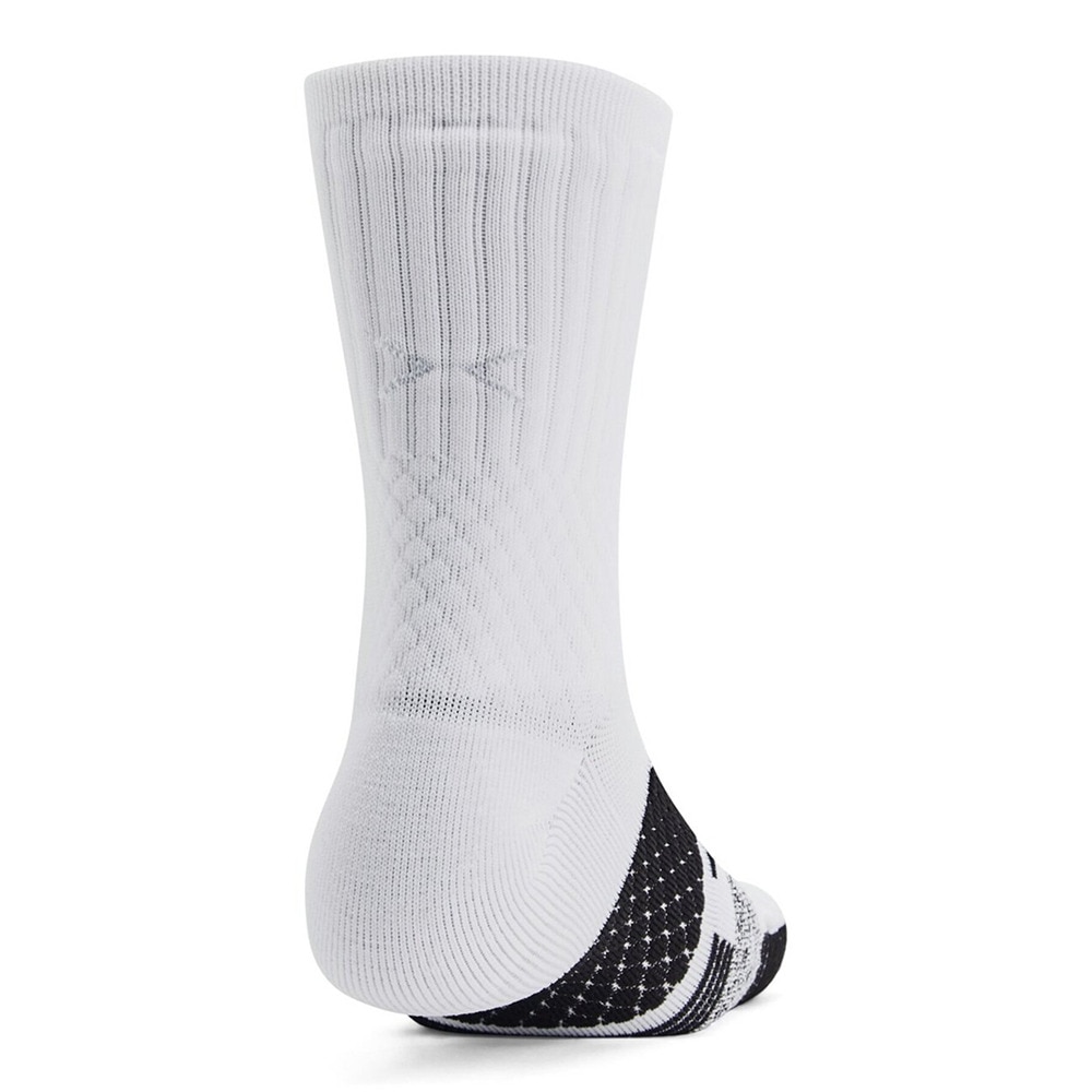 アンダーアーマー（UNDER ARMOUR）（メンズ）バスケットボール ソックス アーマードライ プレーメーカー ミッドクルー 1376231 102