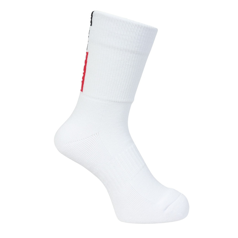 インザペイント（IN THE PAINT）（メンズ）バスケットボール ソックス ITP24487WHT/RED
