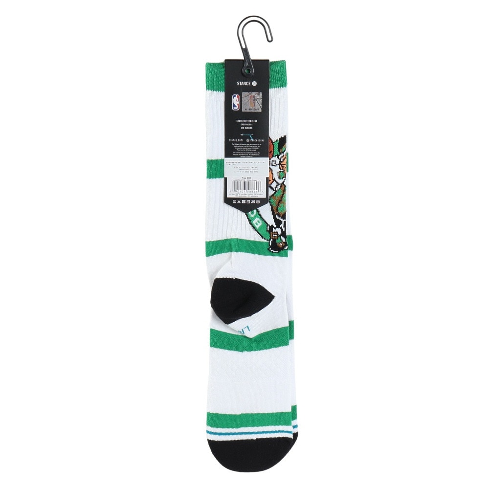 スタンス（STANCE）（メンズ）バスケットボール ソックス PREP BOSTON CELTICS CREW A555C24PCE GRN