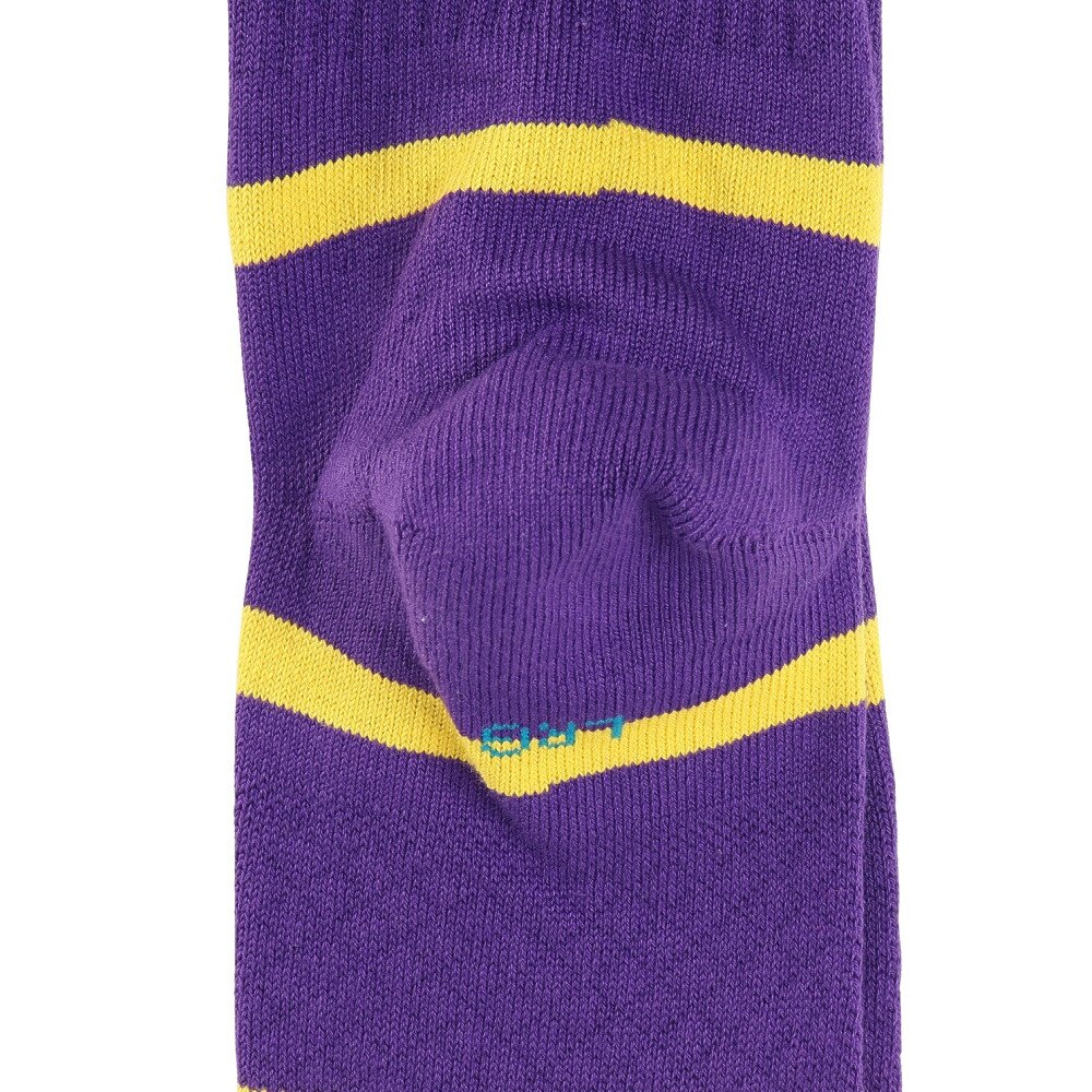 スタンス（STANCE）（メンズ）バスケットボール ソックス PREP LOS ANGELES LAKERS CREW A555C24PLK PUR