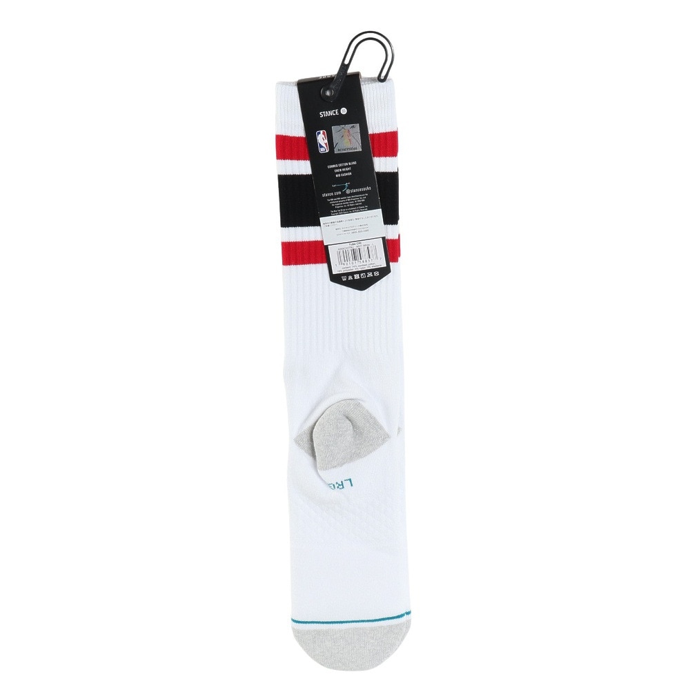 スタンス（STANCE）（メンズ）バスケットボール ソックス TUBE CHI A555C24TBU WHT