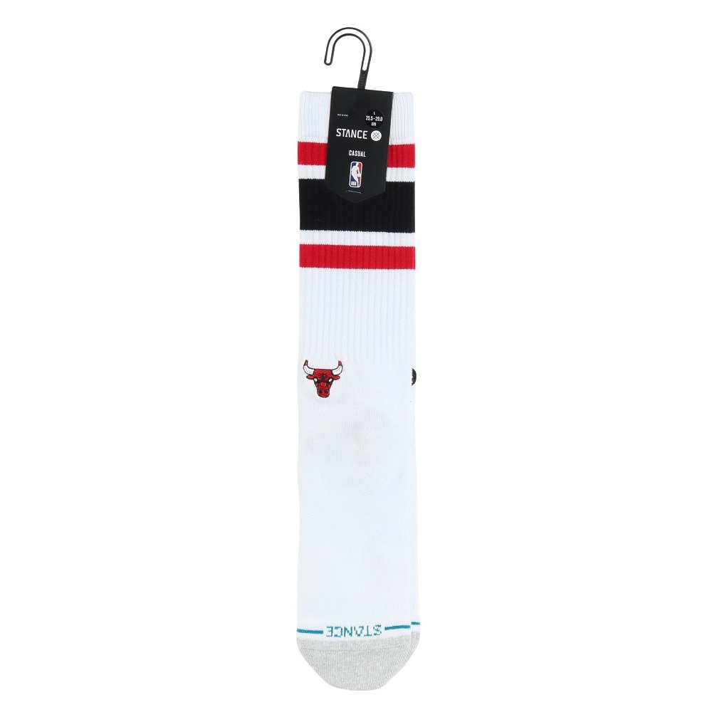 スタンス（STANCE）（メンズ）バスケットボール ソックス TUBE CHI A555C24TBU WHT