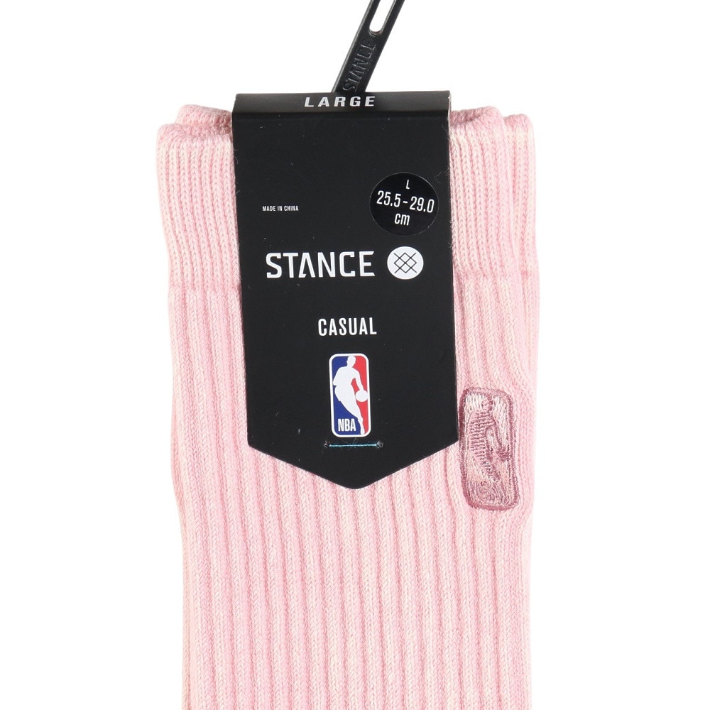 スタンス（STANCE）（メンズ、レディース）バスケットボール ソックス NBA LOGOMAN WASH A556C24NBA DRS