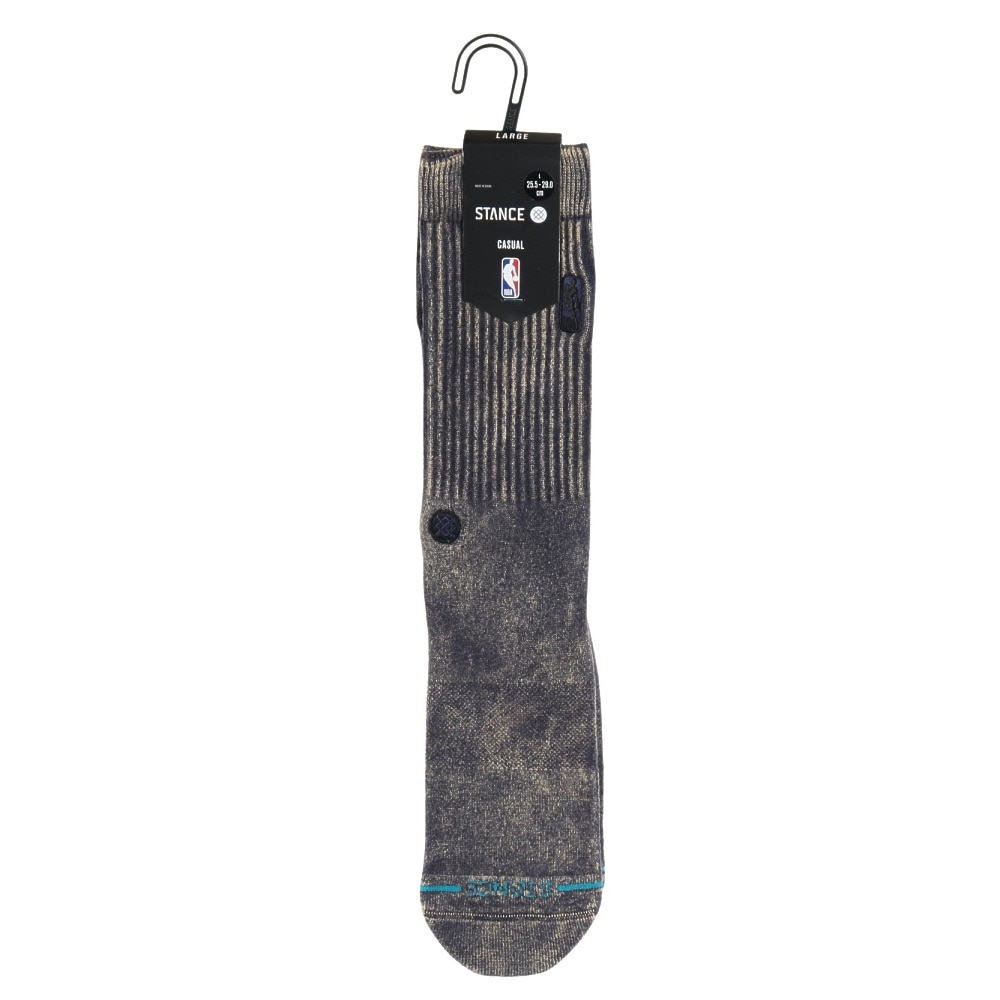 スタンス（STANCE）（メンズ）バスケットボール ソックス NBA LOGOMAN WASH A556C24NBA NVY