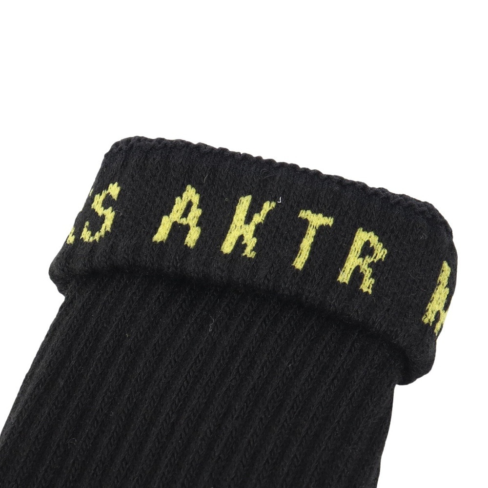アクター（AKTR）（メンズ、レディース、キッズ）バスケットボール MONSTER ソックス 224-105021 BK