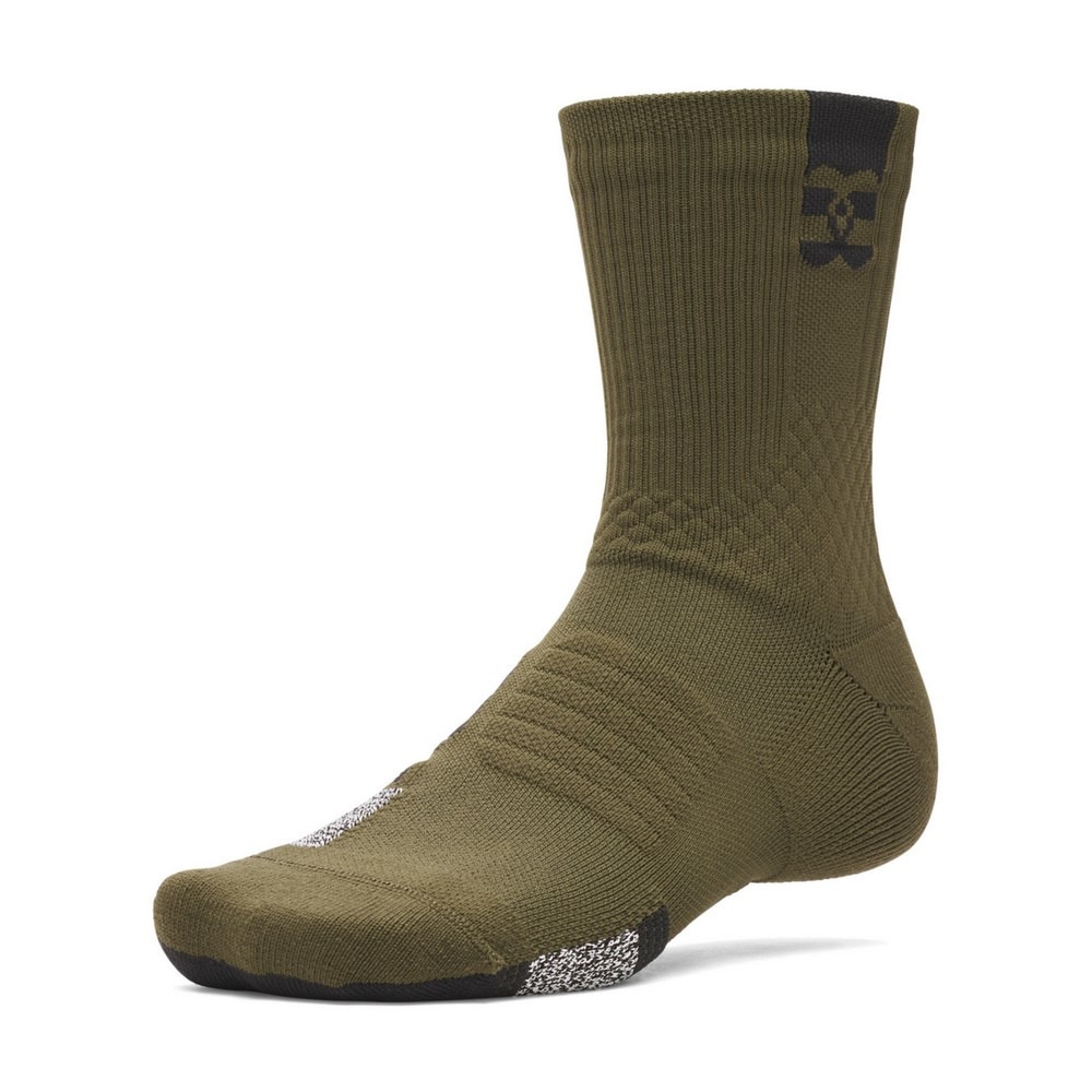 アンダーアーマー（UNDER ARMOUR）（メンズ）バスケットボール ソックス アーマードライ プレーメーカー ミッドクルー ソックス 1376229 308