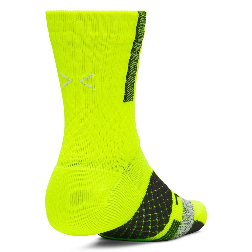アンダーアーマー（UNDER ARMOUR）（メンズ、レディース）バスケットボール カリー アーマードライ プレーメーカー ミッドクルー ソックス 1376231 731