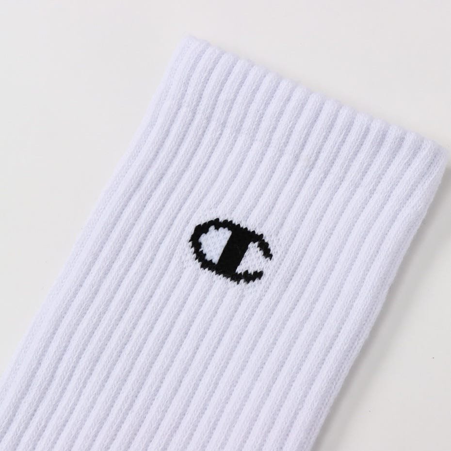 チャンピオン（CHAMPION）（メンズ、レディース）バスケットボール ミドルソックス 3足組 C3-ZB722S 010