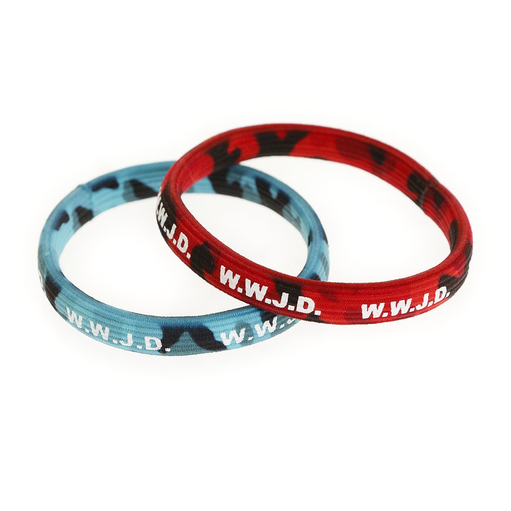W.W.J.D（W.W.J.D）（メンズ、レディース、キッズ）WWJDヘアゴムブレス WWJD-62-12 W.W.J.D ブレスレット  バスケットボール