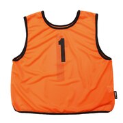 エックス チームスポーツ（X-TEAM SP）（メンズ、レディース、キッズ）ビブス 10枚セット 760G4ES001 オレンジ   バスケットボール スポーツ ベスト  
