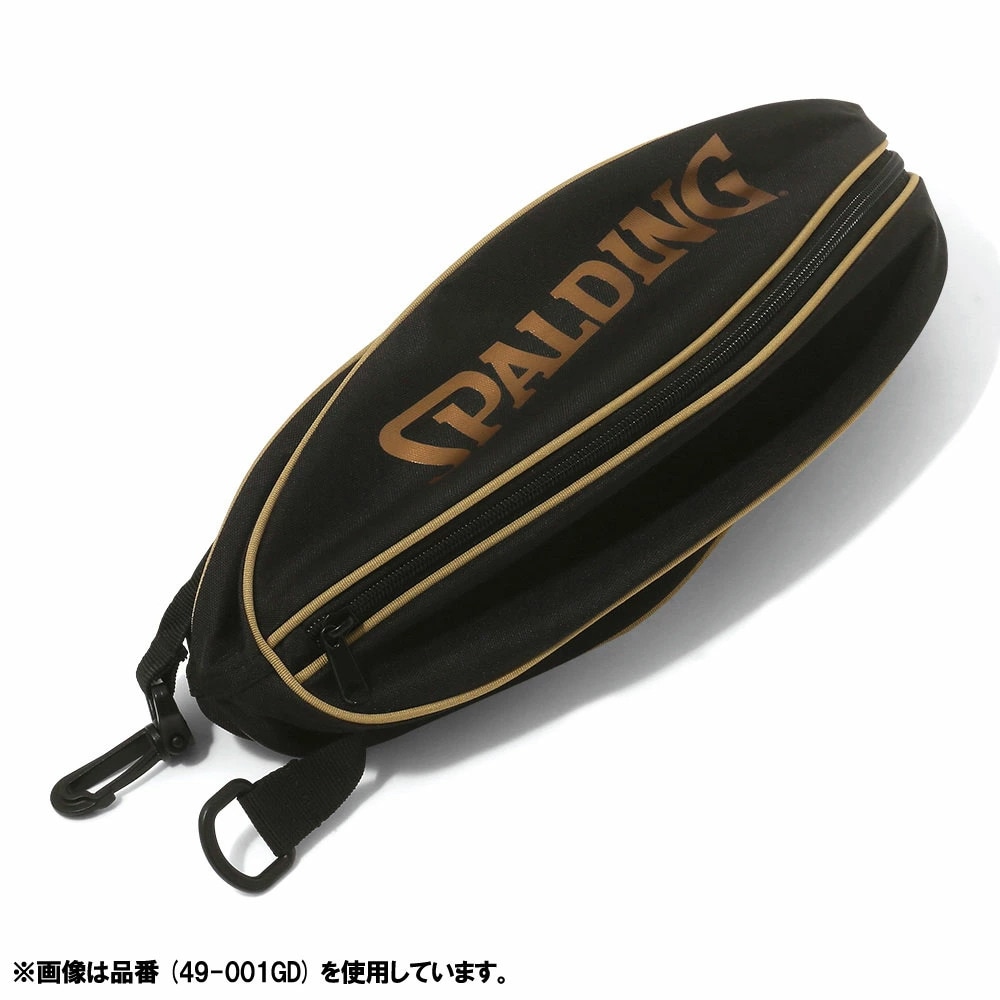 スポルディング（SPALDING）（メンズ、レディース、キッズ）バスケットボール ボールバッグ 1個入れ ゴールド 49-001GD ボールケース