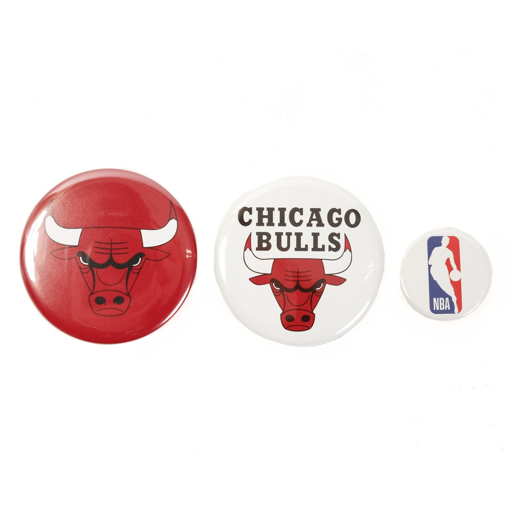 缶バッチセット シカゴ ブルズ Nba303 エヌビーエー スーパースポーツゼビオ