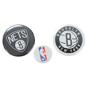 (メンズ、レディース、キッズ)NBA缶バッチ ブルックリン・ネッツ NBA32712