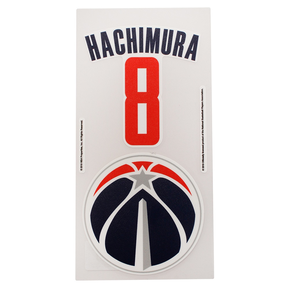 エヌビーエー（NBA）（メンズ、レディース、キッズ）八村デコールステッカー 032085075291