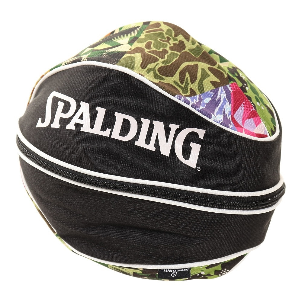 スポルディング（SPALDING）（メンズ、レディース、キッズ）バスケットボール ボールバッグ 1個入れ ミックスカモ 49-001MC ボールケース