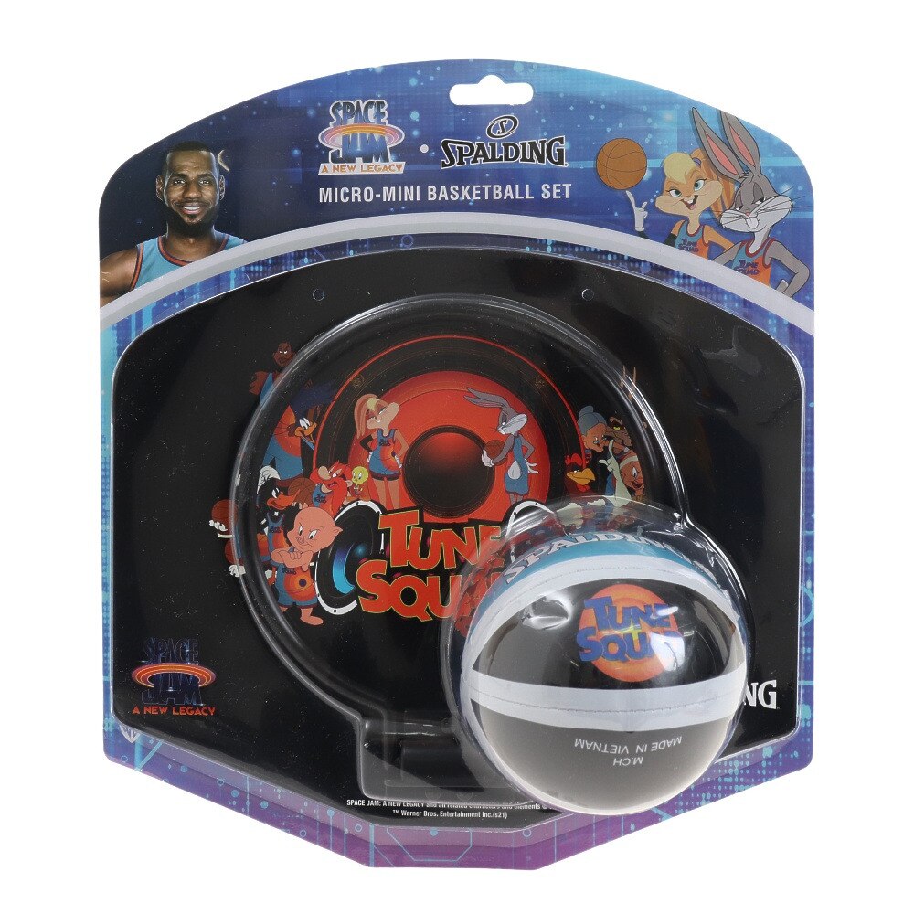 スポルディング（SPALDING）（メンズ、レディース、キッズ）スペース・ジャム テューン スクワッドブラック マイクロミニ 79-008Z