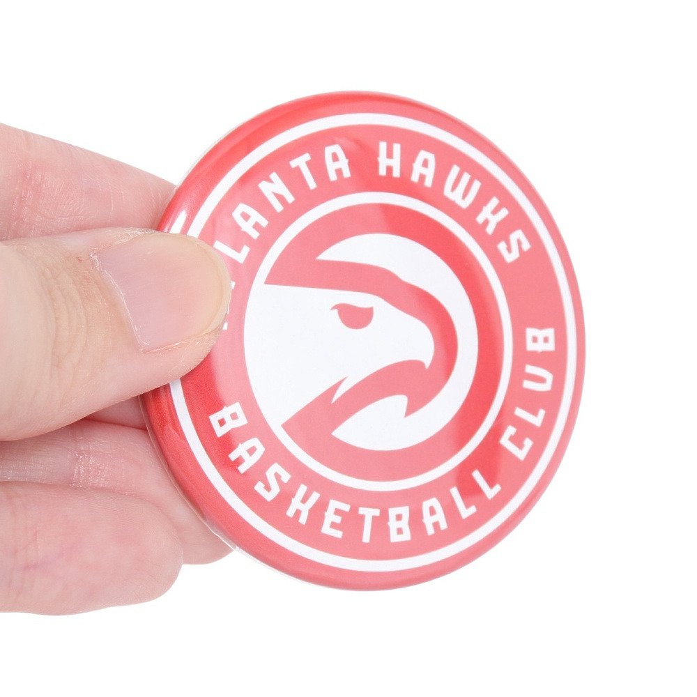 エヌビーエー（NBA）（メンズ、レディース、キッズ）缶バッチセット アトランタ・ホークス NBA32711