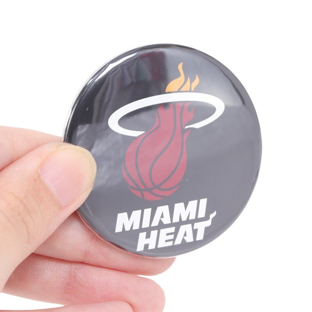 エヌビーエー（NBA）（メンズ、レディース、キッズ）缶バッチセット マイアミ・ヒート NBA32721