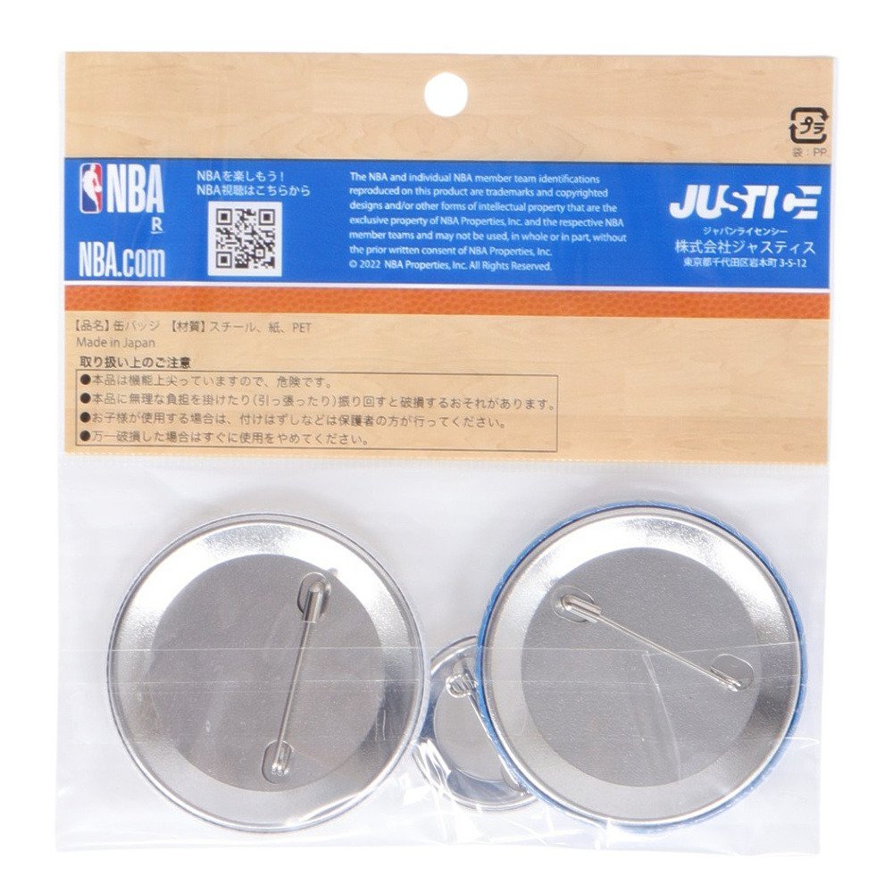 エヌビーエー（NBA）（メンズ、レディース、キッズ）缶バッチセット オーランド・マジック NBA32726