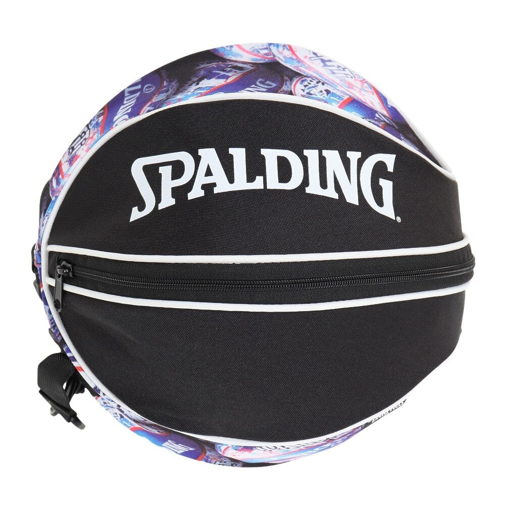 スポルディング（SPALDING）（メンズ、レディース、キッズ）バスケットボール ボールバッグ 1個入れ グラフィティボール 49-001GBR