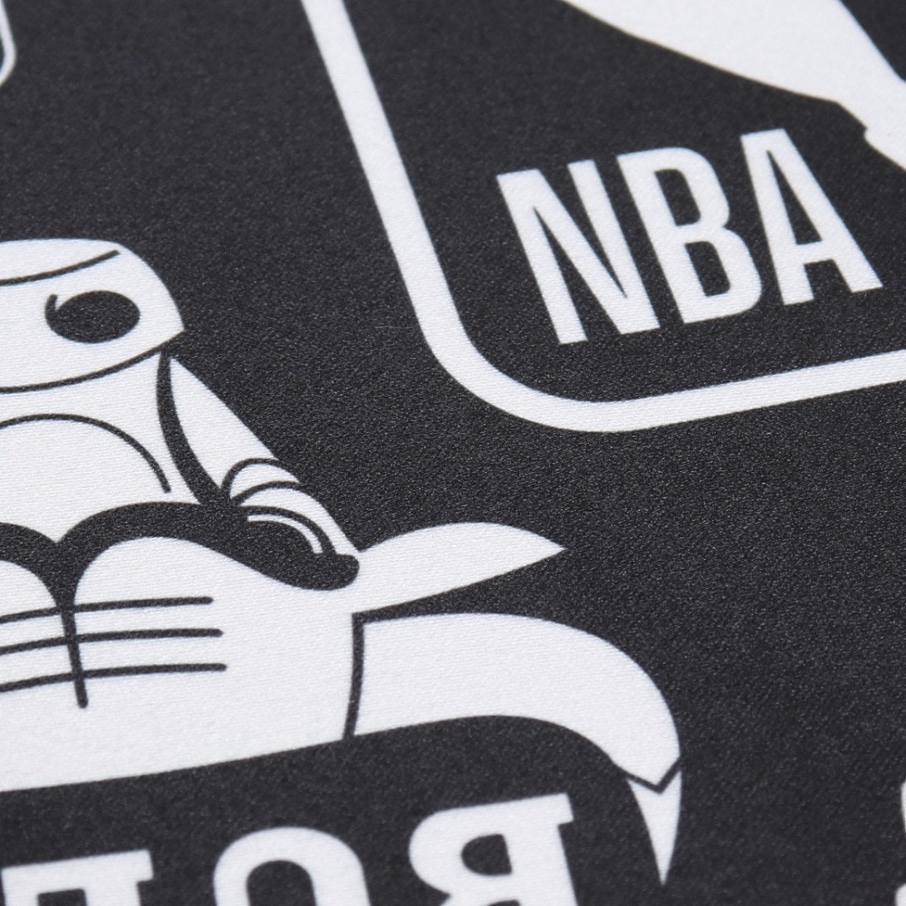 エヌビーエー（NBA）（メンズ、レディース、キッズ）NBA ブランケット ALLOVER NBA35883 BLKWHT