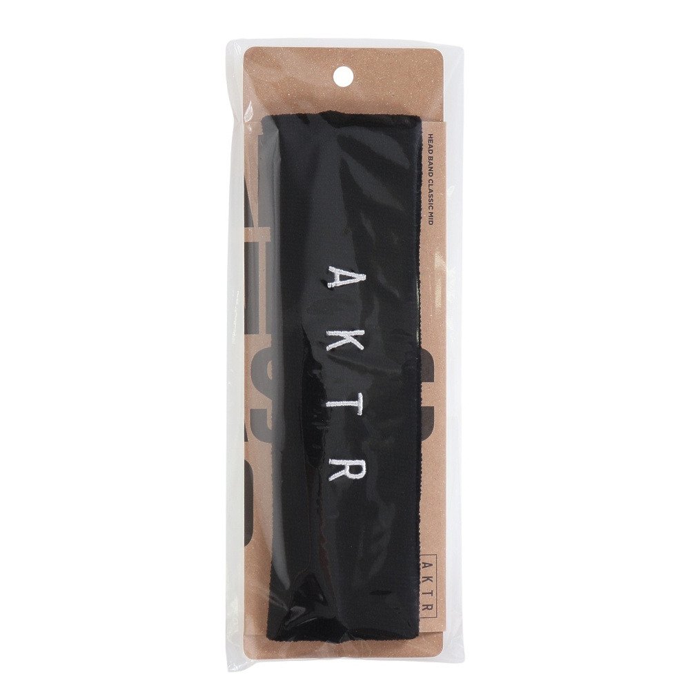 アクター（AKTR）（メンズ、レディース）ベーシック ヘアバンド クラシック MID 522-015021 BK