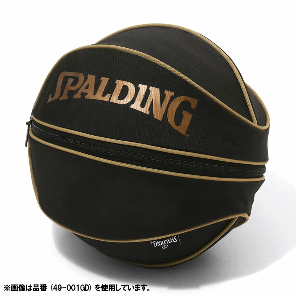 スポルディング（SPALDING）（メンズ、レディース）バスケットボール ボールバッグ マーブル 1個入れ ブラックネオン 49-001MBN