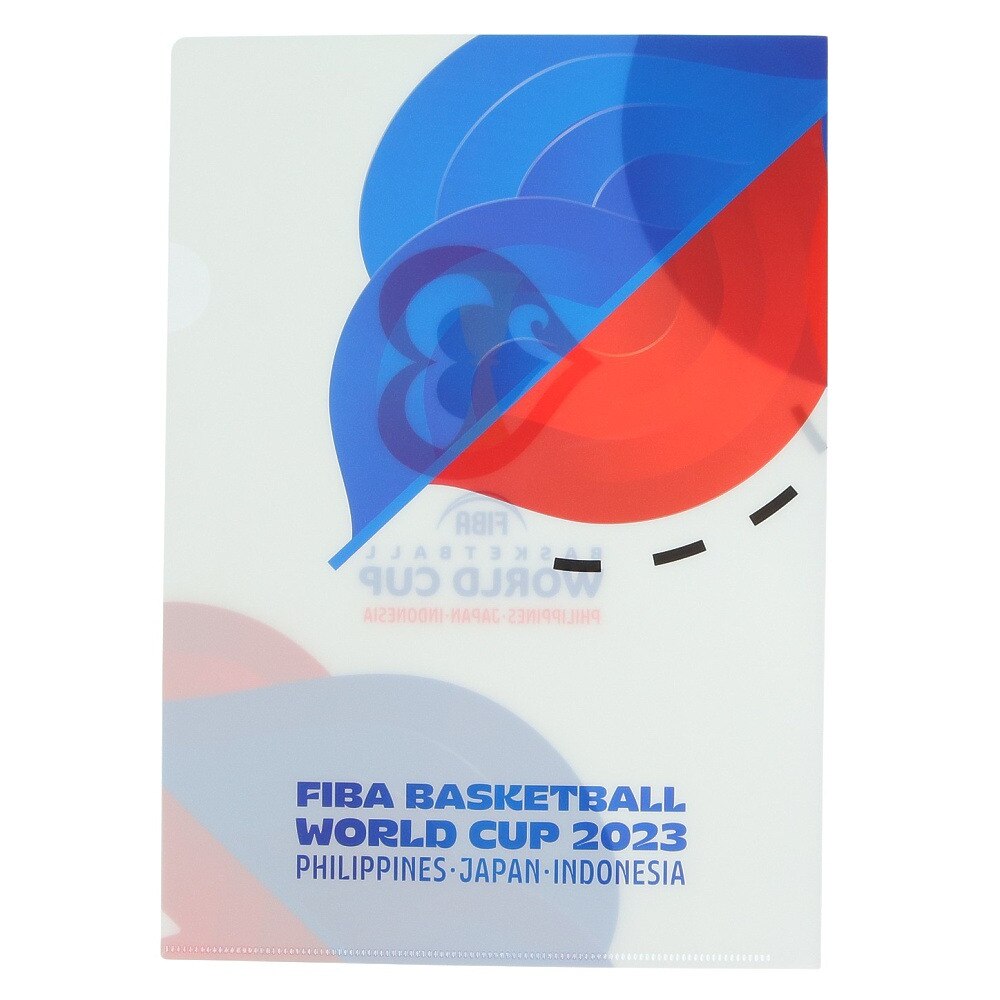 FIBAバスケットボールワールドカップ2023（FIBA BASKETBALL WORLD CUP 2023）（メンズ、レディース、キッズ）ロゴクリアファイル 2枚セット 53307