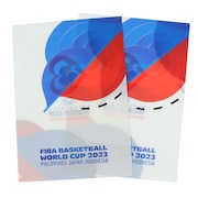 FIBAバスケットボールワールドカップ2023（FIBA BASKETBALL WORLD CUP 2023）（メンズ、レディース、キッズ）ロゴクリアファイル 2枚セット 53307