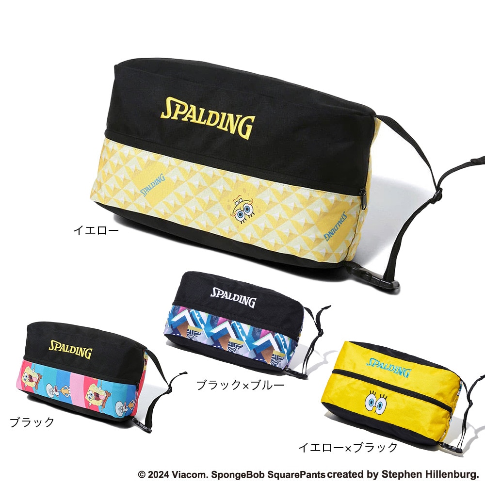 スポルディング（SPALDING）（メンズ、レディース、キッズ）シューズバッグ スポンジ ボブ ウェーブ 42-002SBW