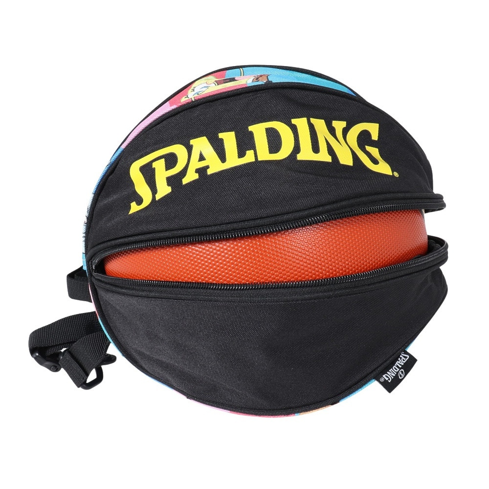 スポルディング（SPALDING）（メンズ、レディース、キッズ）バスケットボール ボールバッグ スポンジ・ボブウェーブ 1個入れ 49-002SBW