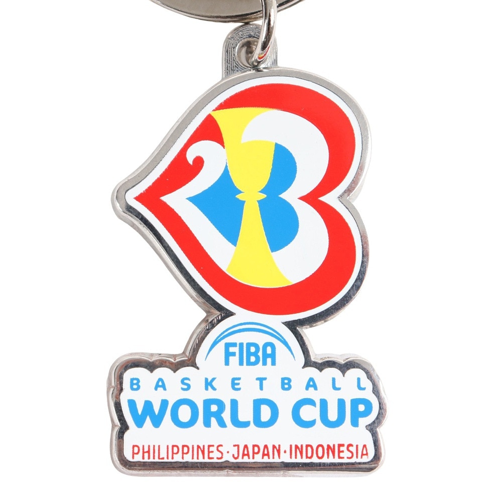 FIBAバスケットボールワールドカップ2023（FIBA BASKETBALL WORLD CUP 2023）（メンズ、レディース、キッズ）ロゴメタルキーリング 53509