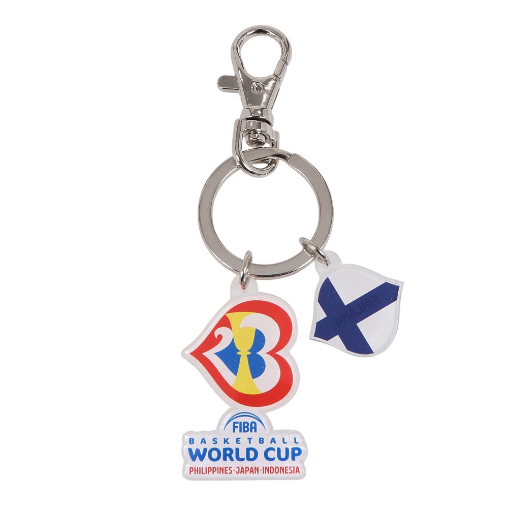 FIBAバスケットボールワールドカップ2023（FIBA BASKETBALL WORLD CUP 2023）（メンズ、レディース、キッズ）アクリル2連チャーム(FINLAND) 53562