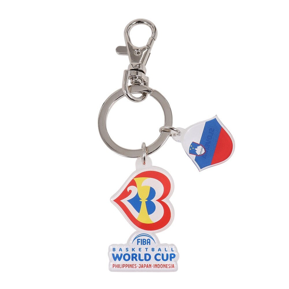 FIBAバスケットボールワールドカップ2023（FIBA BASKETBALL WORLD CUP 2023）（メンズ、レディース、キッズ）アクリル2連チャーム(SLOVENIA) 53564