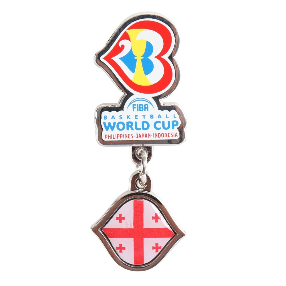 FIBAバスケットボールワールドカップ2023（FIBA BASKETBALL WORLD CUP 2023）（メンズ、レディース、キッズ）ピンバッジ(GEORGIA) 53558