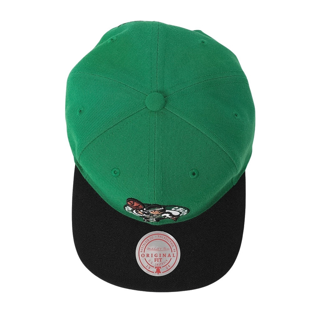 ミッチェルアンドネス（Mitchell&Ness）（メンズ、レディース）キャップ ボストン・セルティックス 2トーン スナップバック HHSS3264-BCEYYPPPGNBK