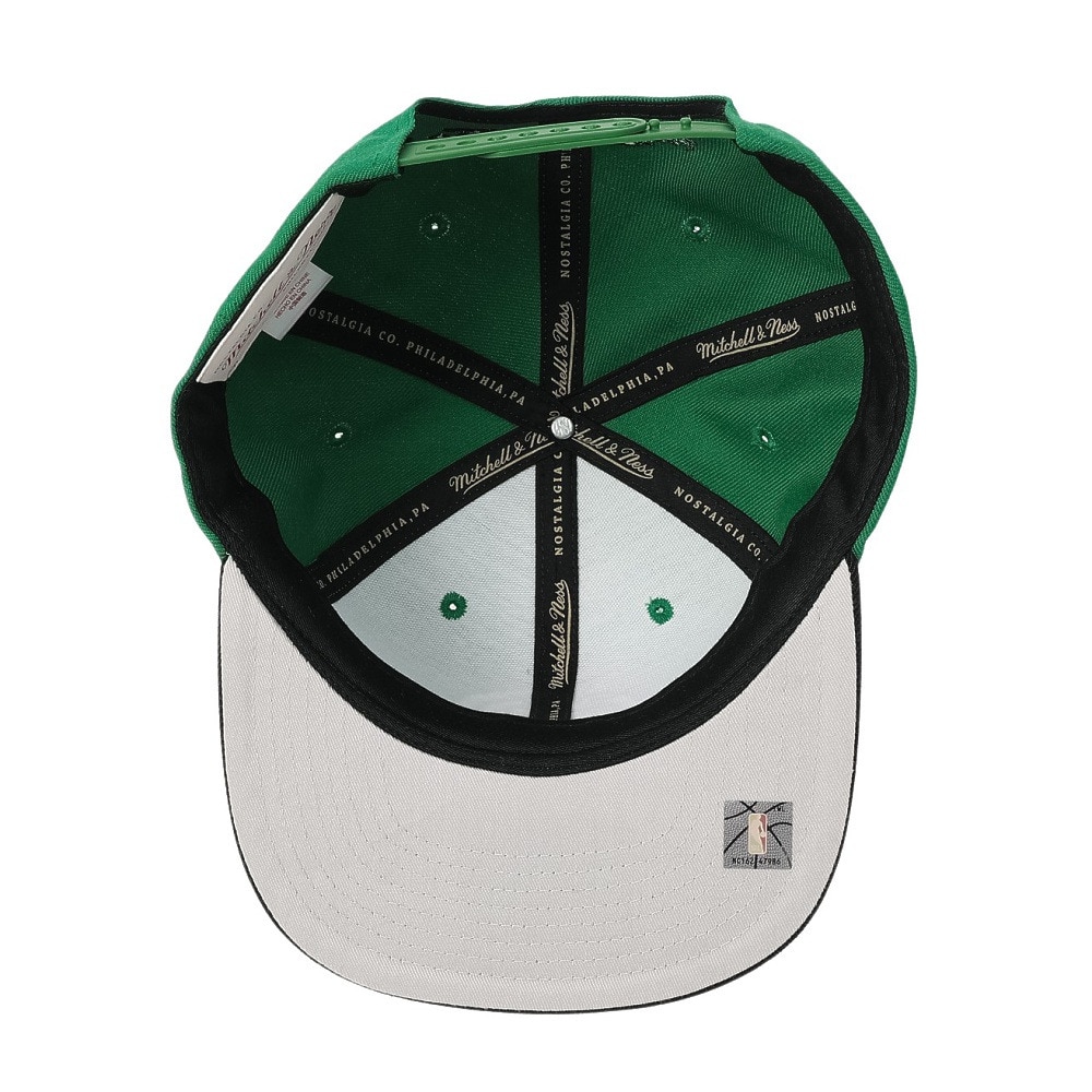 ミッチェルアンドネス（Mitchell&Ness）（メンズ、レディース）キャップ ボストン・セルティックス 2トーン スナップバック HHSS3264-BCEYYPPPGNBK