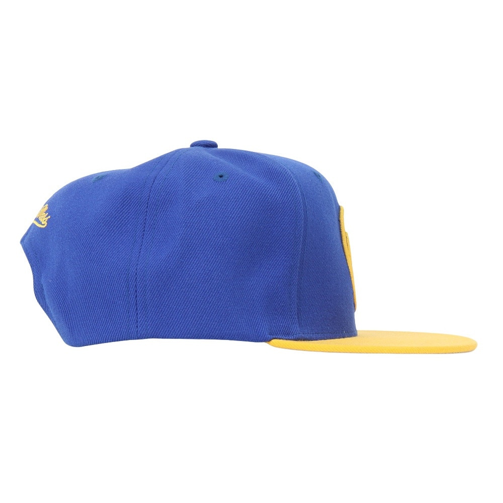 ミッチェルアンドネス（Mitchell&Ness）（メンズ、レディース）チーム 2トーン スナップバック NBA WARRIORS キャップ HHSS3264-GSWYYPPPRYYW