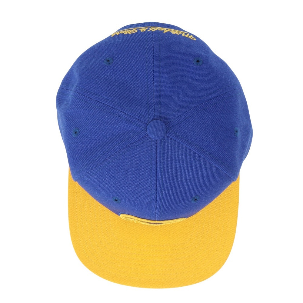 ミッチェルアンドネス（Mitchell&Ness）（メンズ、レディース）チーム 2トーン スナップバック NBA WARRIORS キャップ HHSS3264-GSWYYPPPRYYW