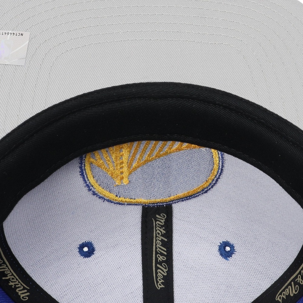 ミッチェルアンドネス（Mitchell&Ness）（メンズ、レディース）チーム 2トーン スナップバック NBA WARRIORS キャップ HHSS3264-GSWYYPPPRYYW