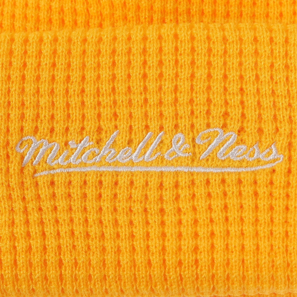 ミッチェルアンドネス（Mitchell&Ness）（メンズ）ビーニー NBA LEGGO MY WAFFLE ニット HWC Los Angeles Lakers HCFK6270-LALYYPPPYELL