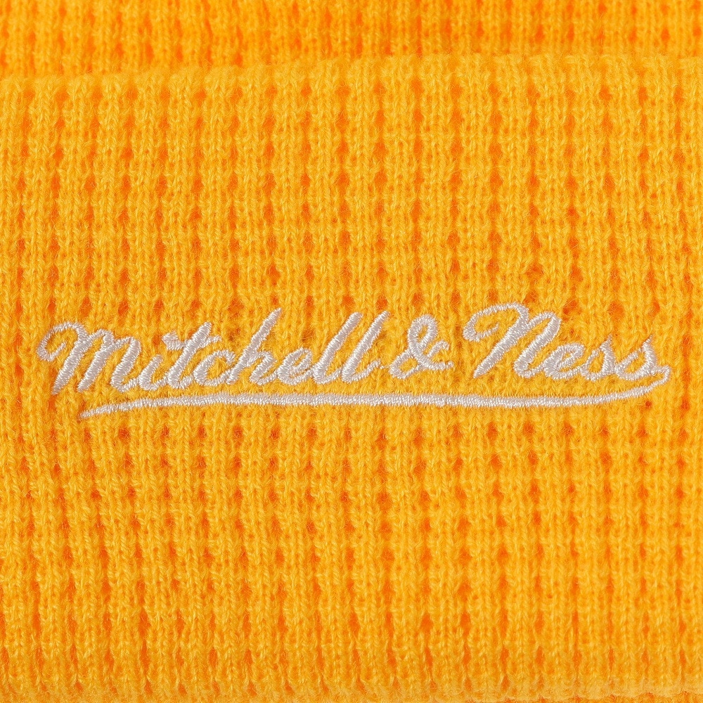 ミッチェルアンドネス（Mitchell&Ness）（メンズ）ビーニー NBA LEGGO MY WAFFLE ニット HWC Los Angeles Lakers HCFK6270-LALYYPPPYELL