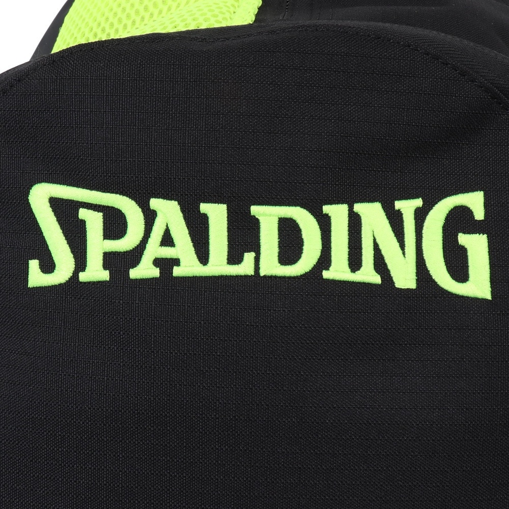 スポルディング（SPALDING）（メンズ、レディース）バッグ リュックサック ケイジャー ブリーズ ブラック×ライムグリーン 40-017LG